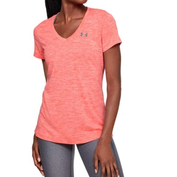 Under Armour Heat Gear V-Neck Tee - Picture 1 of 4